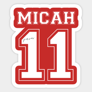 micah parsons Sticker